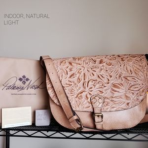 Patricia Nash Rosolini Leather Crossbody EUC